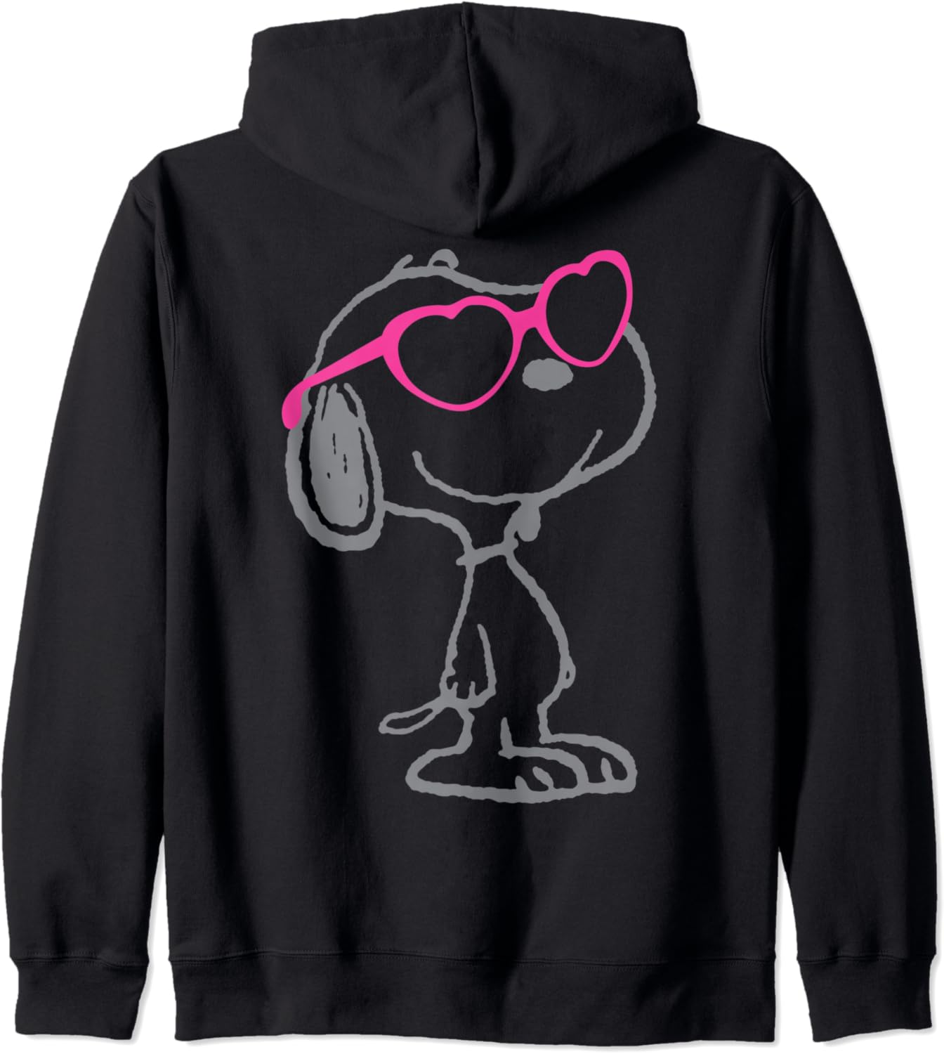 US Peanuts Snoopy Heart Shades 01 Zip Hoodie Amazon.co.uk Clothing